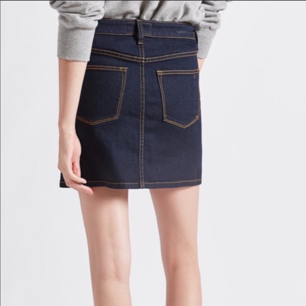 Current/Elliott Mashed Mini Denim Skirt SZ:24 - Picture 5 of 8